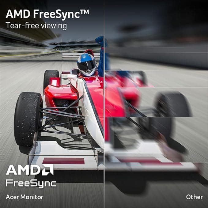 acer Nitro 27 Inch QHD 2560 x 1440 IPS Gaming Monitor | AMD FreeSync | Up to 180Hz Refresh | Up to 0.5ms